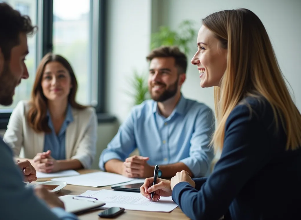 Professional business english training session